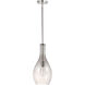 Marysa 1 Light 10 inch Satin Nickel Pendant Ceiling Light