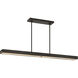 Avroko Maybeck Linear Chandelier Ceiling Light in Bronze