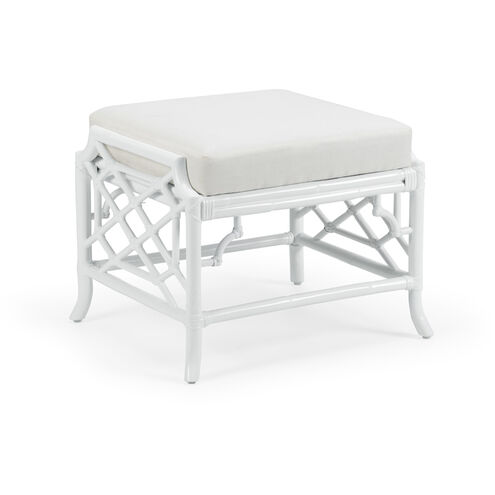 Wildwood 19 inch White/Off White Ottoman