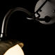 Brooklyn 1 Light 6 inch Black and Modern Brass Long-Arm Sconce Wall Light in Black/Modern Brass, Long-Arm