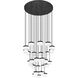 Renaud LED 40.75 inch Matte Black Chandelier Ceiling Light