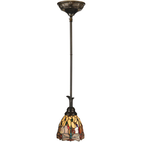 Springdale 1 Light 6 inch Antique Bronze Mini Pendant Ceiling Light