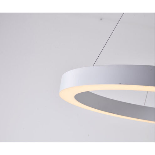 Canada LED 16 inch Matte White Chandelier Ceiling Light
