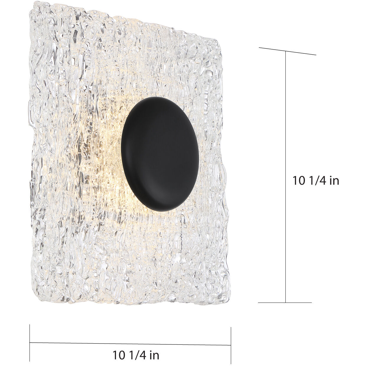 Riverbed LED 10.25 inch Matte Black Flush Mount Ceiling Light