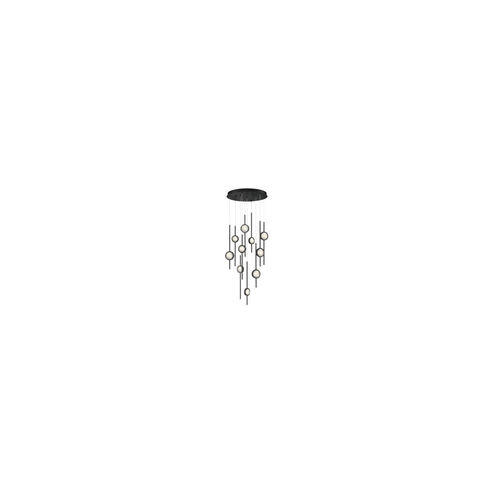 Barletta LED 24 inch Black Anodized Aluminum Chandelier Ceiling Light