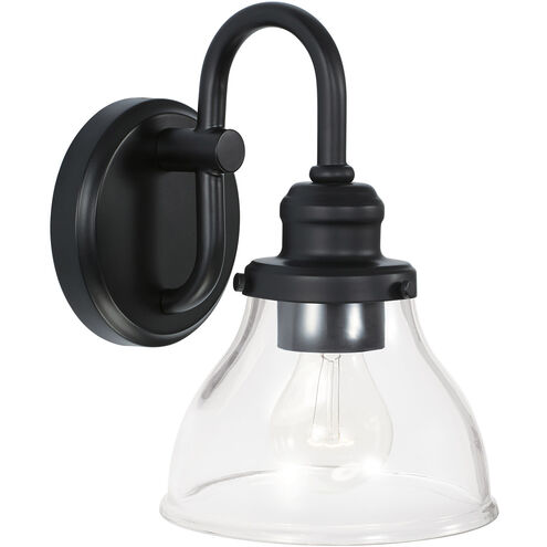 Baxter 1 Light 7 inch Matte Black Sconce Wall Light