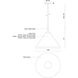 Dorothy 1 Light 24 inch Brushed Nickel With Black Detail Pendant Ceiling Light