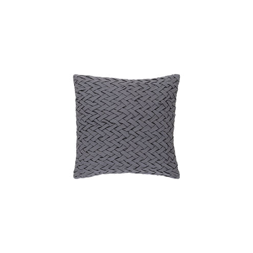 Facade 20 X 20 inch Medium Gray Throw Pillow