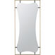 Poppy 60 X 28 inch Black/Gold Wall Mirror