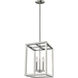 Moffet Street 3 Light 10.5 inch Brushed Nickel Foyer Pendant Ceiling Light, Small