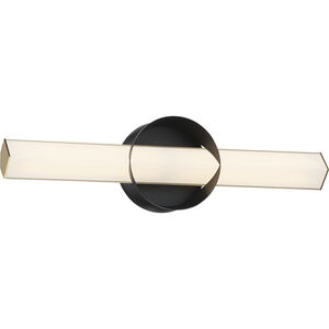 Inner Circle LED 18 inch Coal And Honey Gold Wall Sconce Wall Light