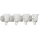 Classic 4 Light 30 inch Brushed Nickel Bath Vanity Wall Light