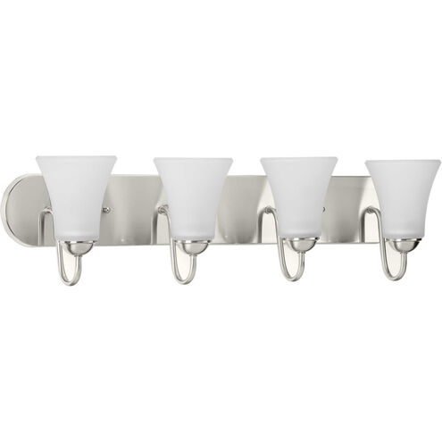Classic 4 Light 30 inch Brushed Nickel Bath Vanity Wall Light
