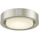 Eclipse LED 13 inch Brushed Nickel Flush Mount Ceiling Light