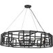 Radcliffe 8 Light 45 inch Matte Black Chandelier Ceiling Light