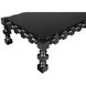 Moabite 63 X 33 inch Hand Rubbed Black Coffee Table