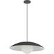 Olivia 1 Light 15.75 inch Matte Black Pendant Ceiling Light