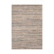 Enlightenment 108 X 72 inch Peach/Burnt Orange/Cream/Light Gray Rugs, Wool, Viscose, and Cotton