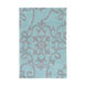 Cosmopolitan 36 X 24 inch Blue and Gray Area Rug, Polyester