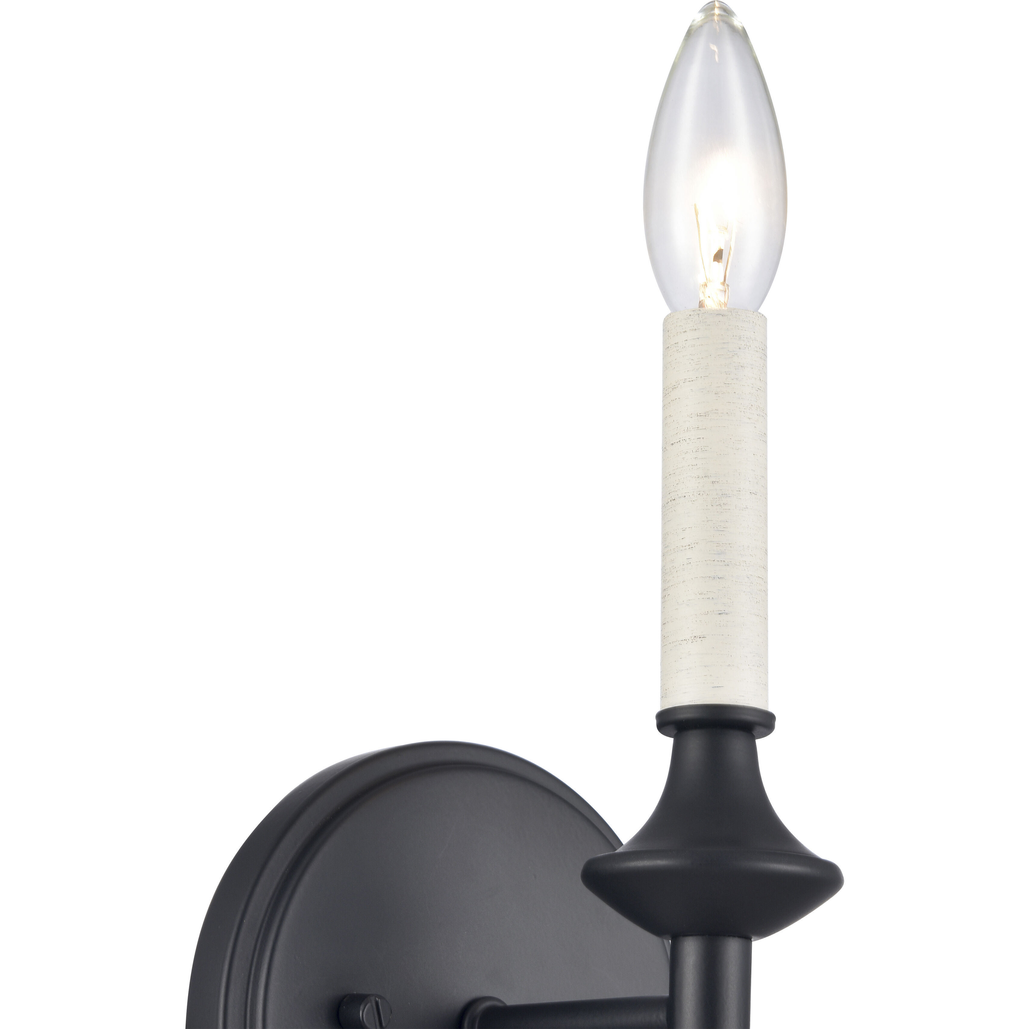 Solomon 1 Light 5 inch Matte Black Sconce Wall Light