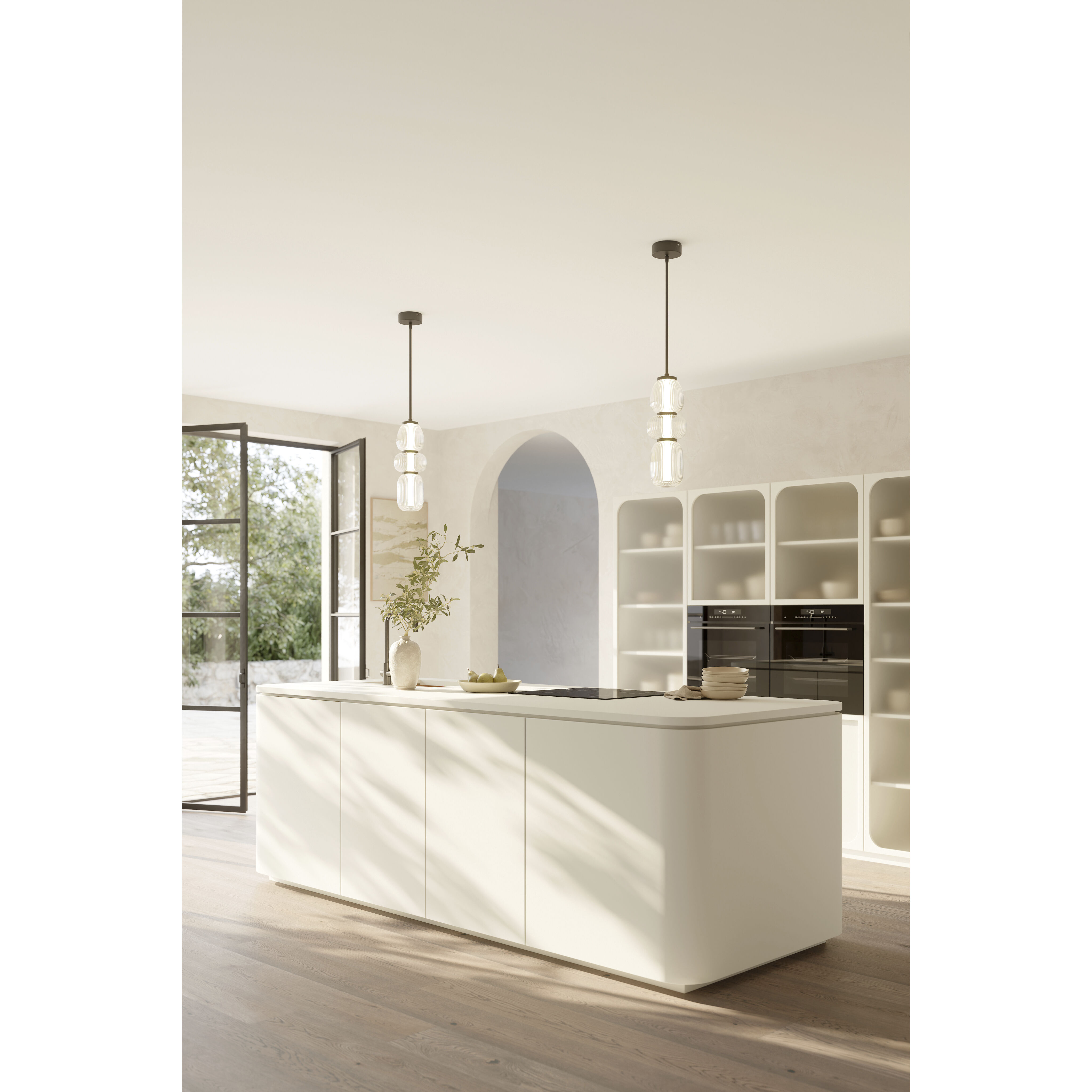 Cordel LED 6.5 inch Dark Matte Black Mini Pendant Ceiling Light