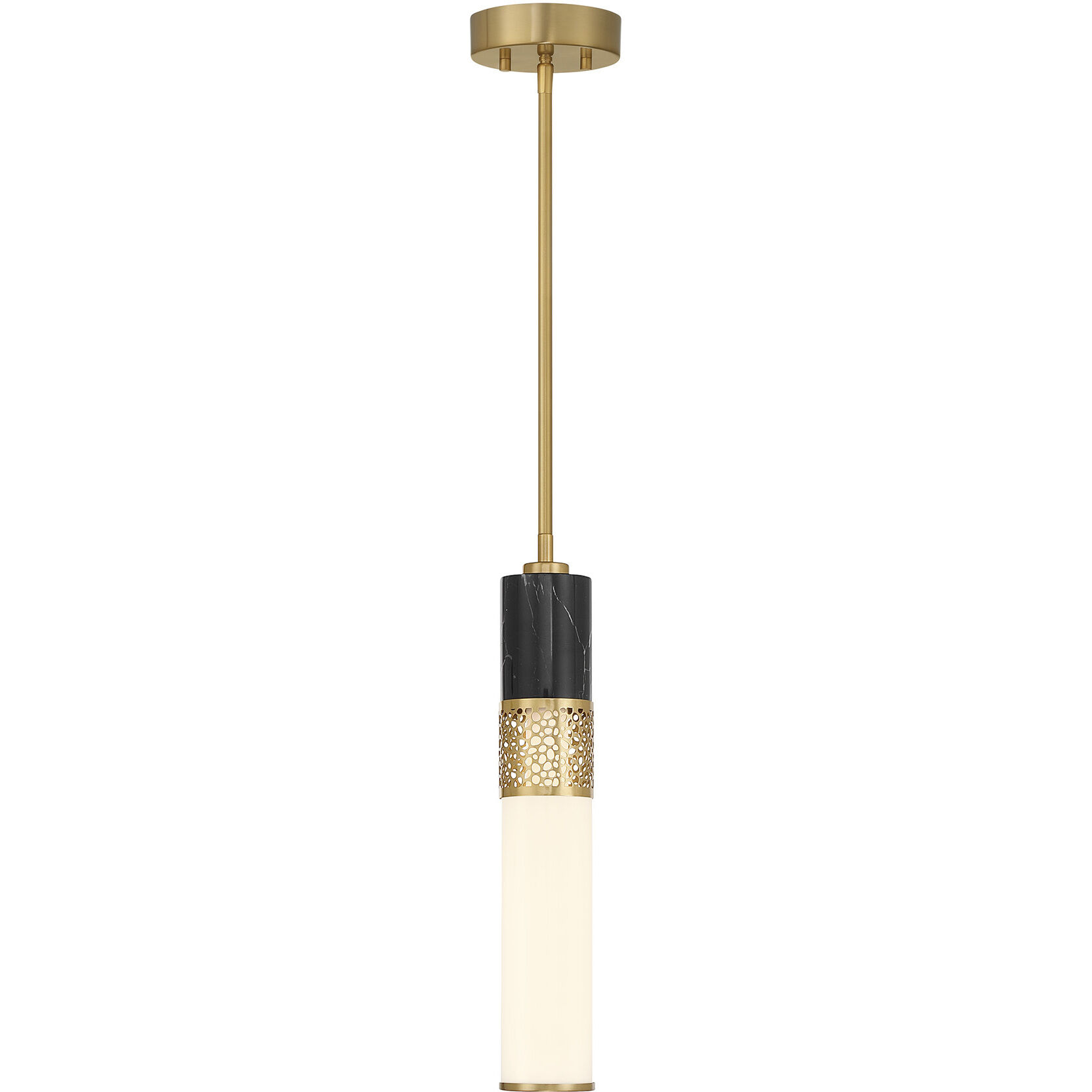 Farrell LED 3.13 inch Warm Brass Pendant Ceiling Light