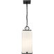 Sana 1 Light 6.75 inch Black Outdoor Chain Mount Ceiling Fixture