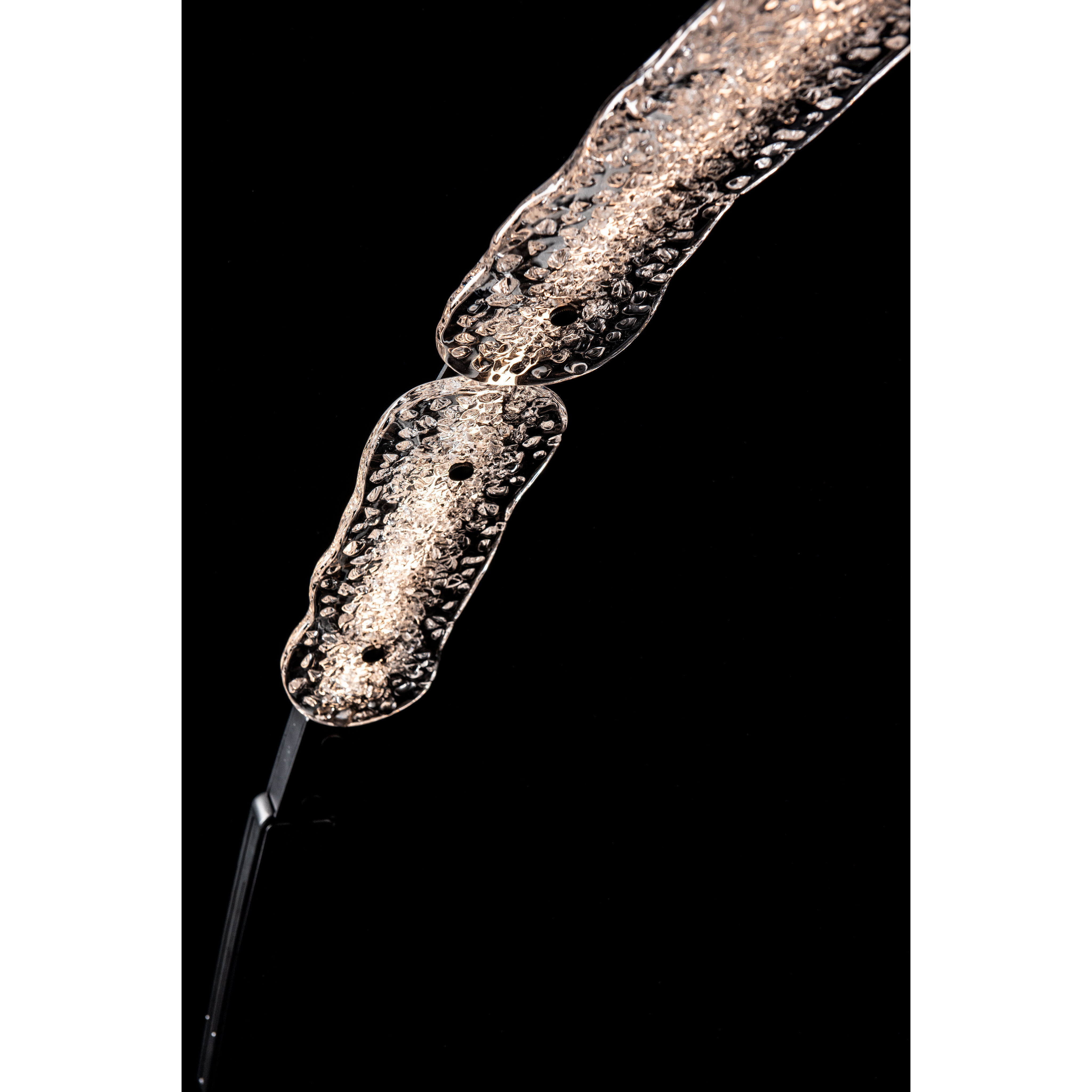 Glissade 80 inch 16.80 watt Modern Brass Arc Floor Lamp Portable Light