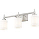 Cadoc 3 Light 23.5 inch Brushed Nickel Bath Vanity Light Wall Light