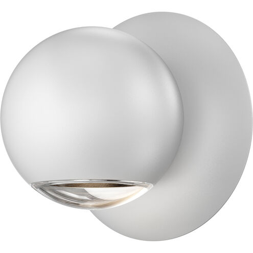 Hemisphere LED 4 inch Textured White Wall Sconce Wall Light