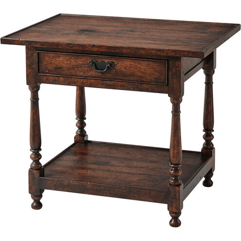 Althorp - Victory Oak 30 X 26 inch Reclaimed Oak Veneer Side Table