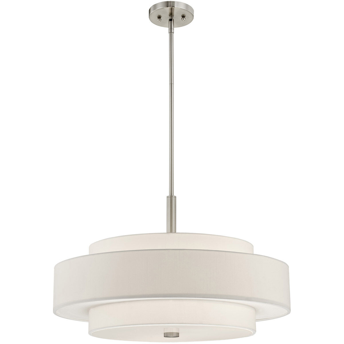 Meridian 5 Light 24 inch Brushed Nickel Pendant Ceiling Light