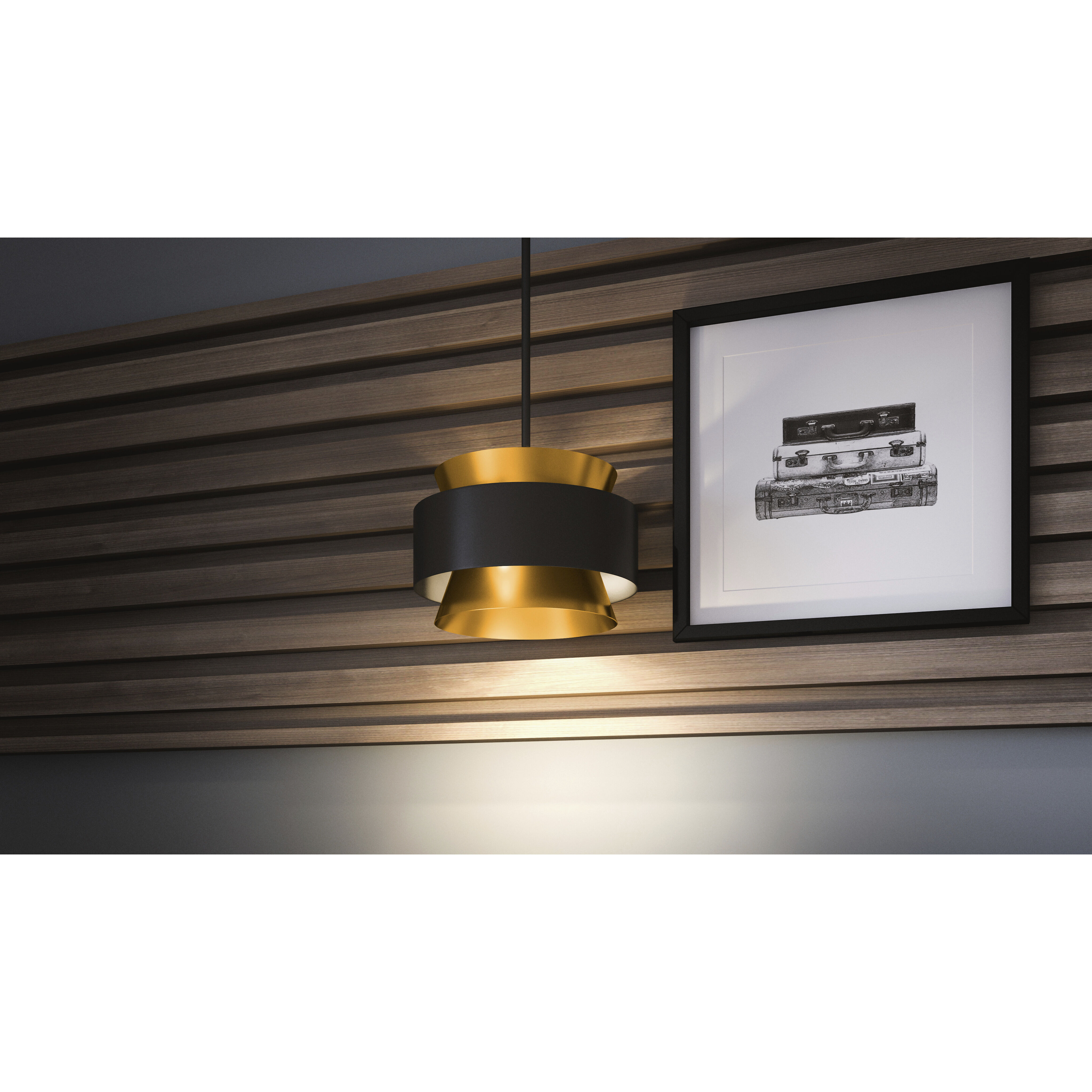 Hagley 3 Light 15 inch Earth Black Pendant Ceiling Light