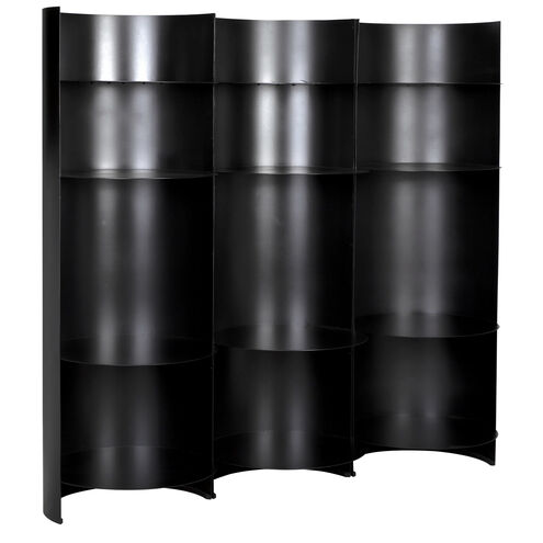 Fassbender Matte Black Bookcase, Set of 3