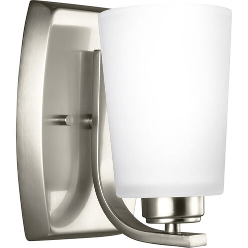 Franport 1 Light 5 inch Brushed Nickel Wall Bath Fixture Wall Light