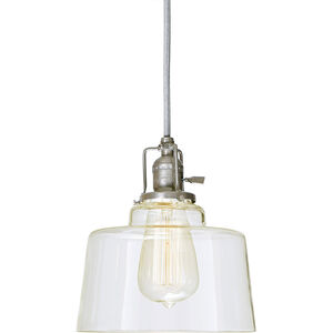 Union Square Buffy 1 Light 7 inch Satin Nickel Pendant Ceiling Light