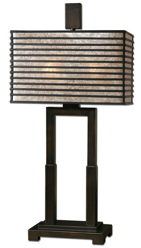 Becton 29 inch 60 watt Wood Table Lamp Portable Light