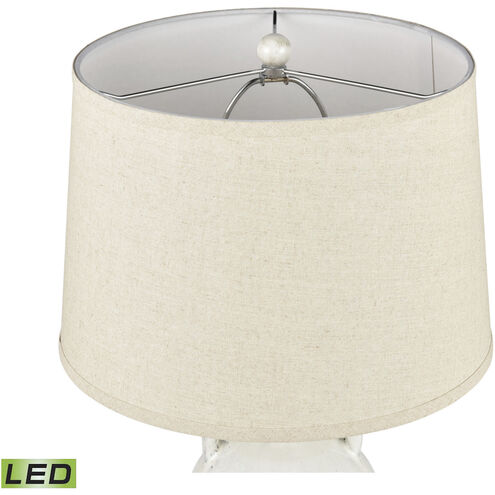 Gallus 27 inch 9.00 watt White Table Lamp Portable Light