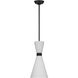 Drew & Jonathan Belcarra 1 Light 8 inch Midnight Black Pendant Ceiling Light