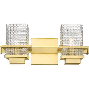 Wellfleet LED 15 inch Satin Gold Bath Vanity Light Wall Light