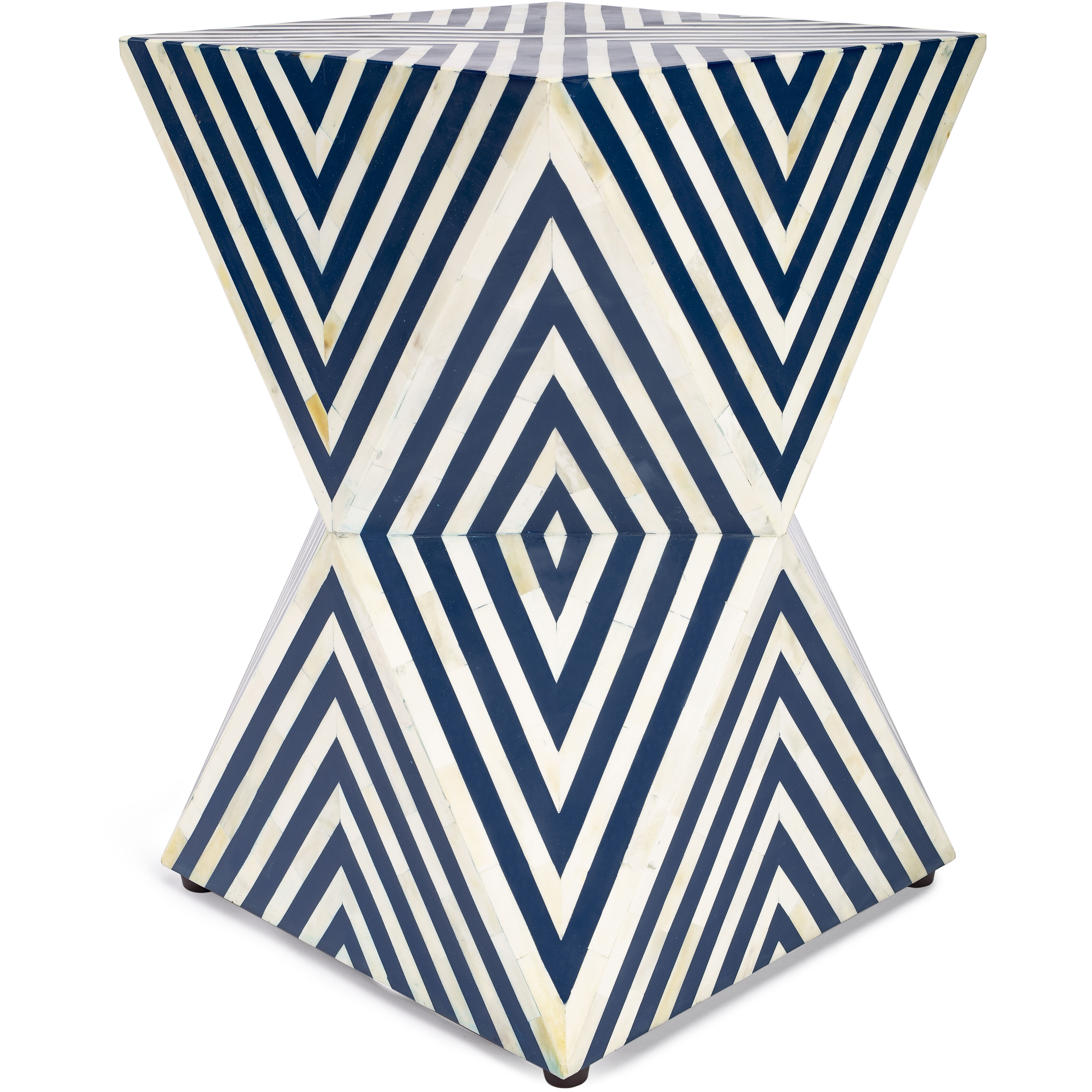 Anais Bone Inlay End or Side Table