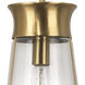 Nara 1 Light 6 inch Antique Brass Pendant Ceiling Light