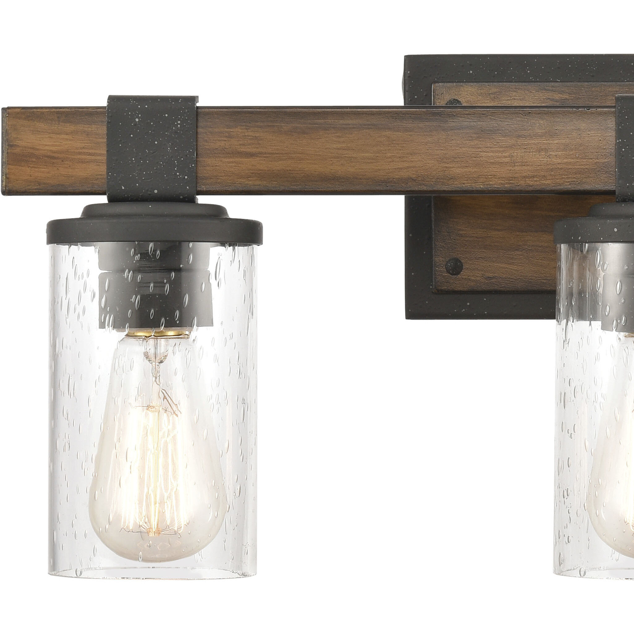 Annenberg 3 Light 22 inch Distressed Black Vanity Light Wall Light