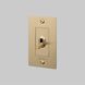 1G Toggle 120-277 Brass Light Switch
