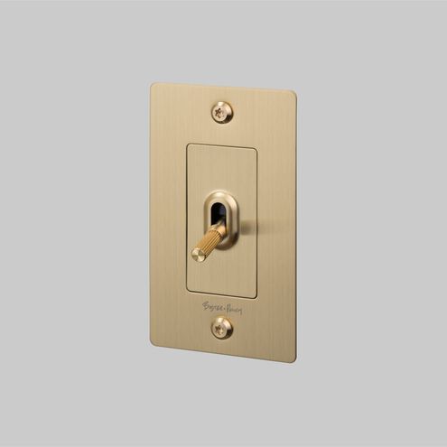 1G Toggle 120-277 Brass Light Switch