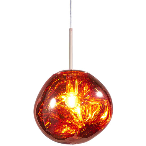 Galactic LED 12 inch Copper Pendant Ceiling Light