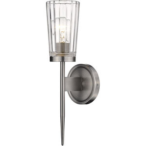 Flair 1 Light 5 inch Antique Nickel Wall Sconce Wall Light