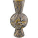Brown Marbleized 16 X 8 inch Vase
