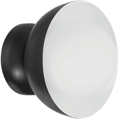 Ventura Dome 1 Light 7.63 inch Flat Black Wall Sconce Wall Light