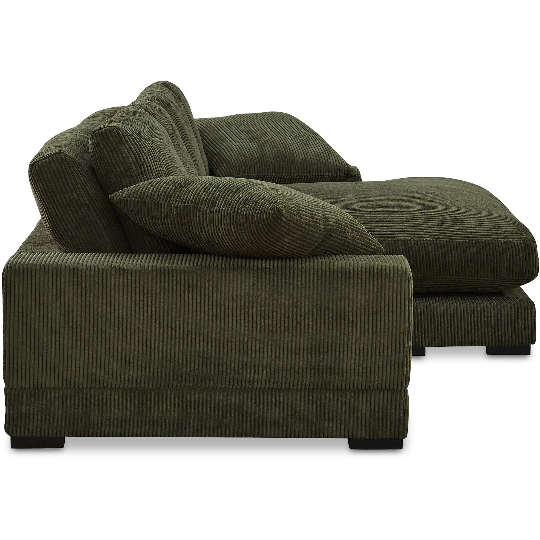 Plunge Dark Green Sectional